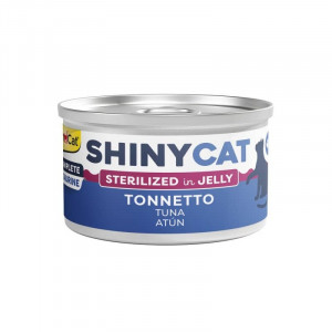 GIMCAT SHINYCAT JELLY TUNA STERILISED konservi kaķiem 70g